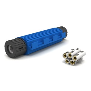 WISKA SHARK 6803-A GEL INSULATED IP68 JOINT c/w 5 CORECON 0,6/1 KV